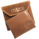 Male Brown Leather Wallet with Pouch-Brown